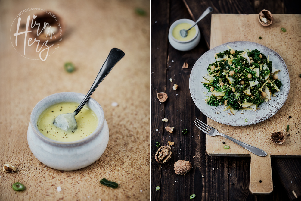 Grünkohl-Walnuss-Kichererbsen-Salat | hirnanherz.de Grünkohl-Walnuss-Kichererbsen-Salat | hirnanherz.de